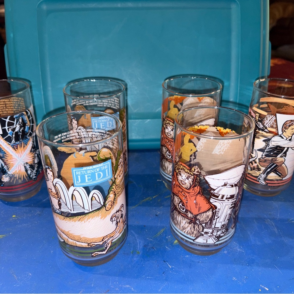 Star Wars Return of the Jedi Collector Glasses
